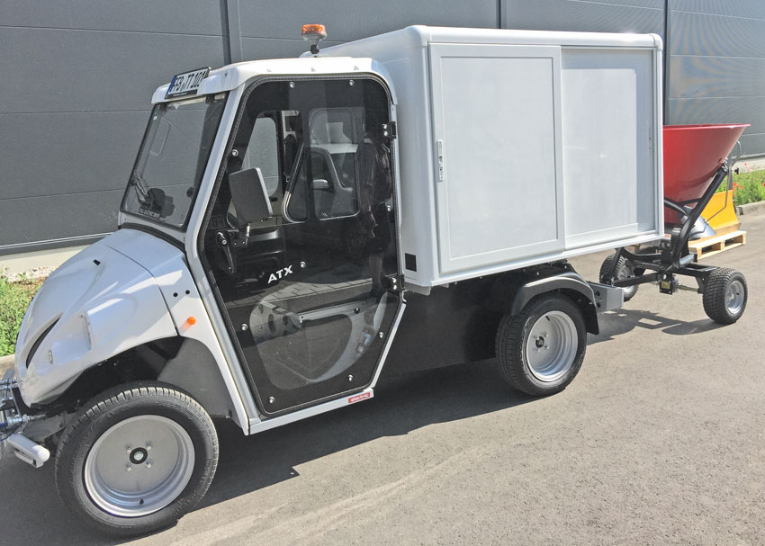 epowertec.de E-Mobility liefert ALKE ATX210e Elektrofahrzeug mit Strassenzulassung an TTI Inc. in München