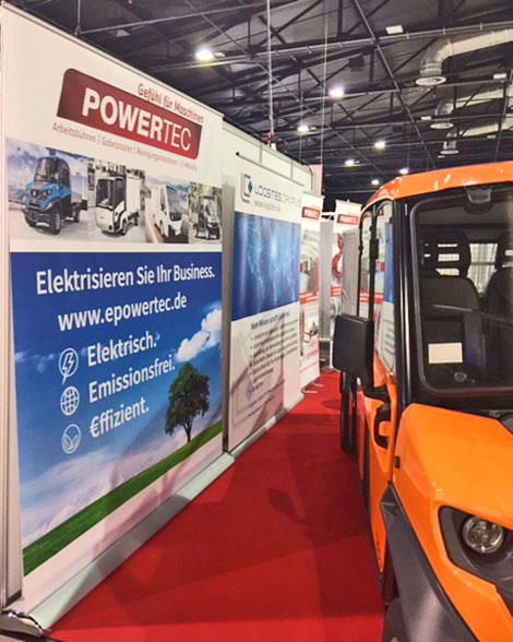 E-Mobility-News: epowertec.de E-Mobility präsentiert Elektrofahrzeuge auf KOMMTEC Messe in Offenburg