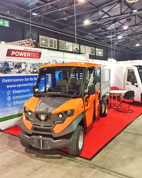 E-Mobility-News: epowertec.de E-Mobility präsentiert Elektro-Kommunalfahrzeuge auf KOMMTEC Kommunaltechnik-Fachmesse in Offenburg